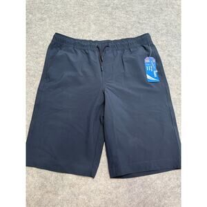 Nautica Youth Boy Stretch 14" Husky Waist Moisture Wicking School Uniform Shorts